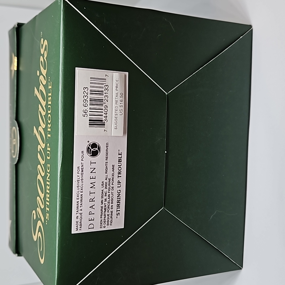 Dept 56 Snowbabies 2002 Stirring Up Trouble 56.69323 Winter Wonderland Christmas - Picture 11 of 11